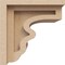 Ekena Millwork 5"W x 5"D x 5"H Wide Highland Rough Cedar Woodgrain TimberThane Corbel, Primed Tan CORUR05X05X05HLDRCPR - alternate 2